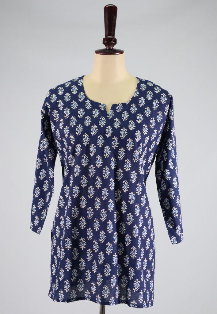 Blue Ethnic Tunic