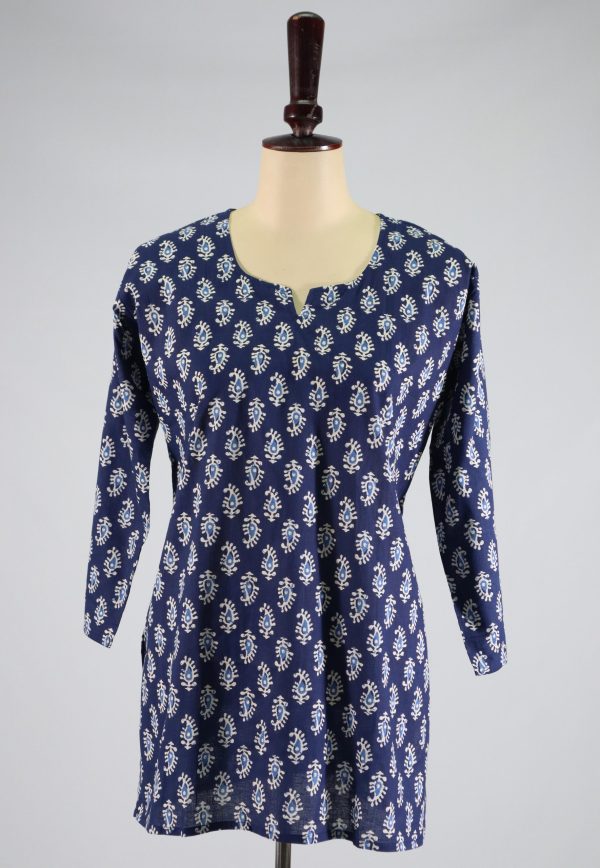 Blue Ethnic Tunic