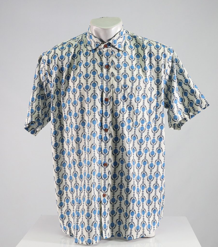 White & Blue Shirt