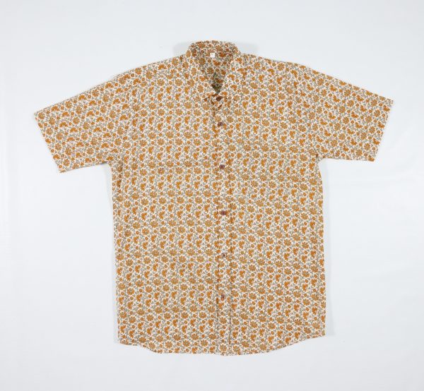 Golden Yellow Floral Shirt